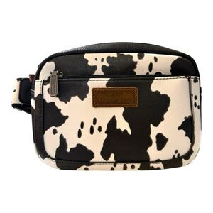 Wrangler Cow Print Crossbody Belt Bag – NWT